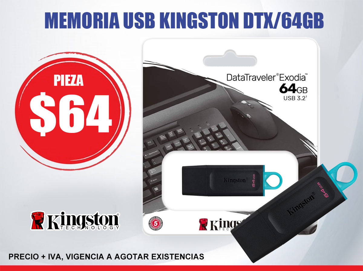 MEMORIA USB 64GB