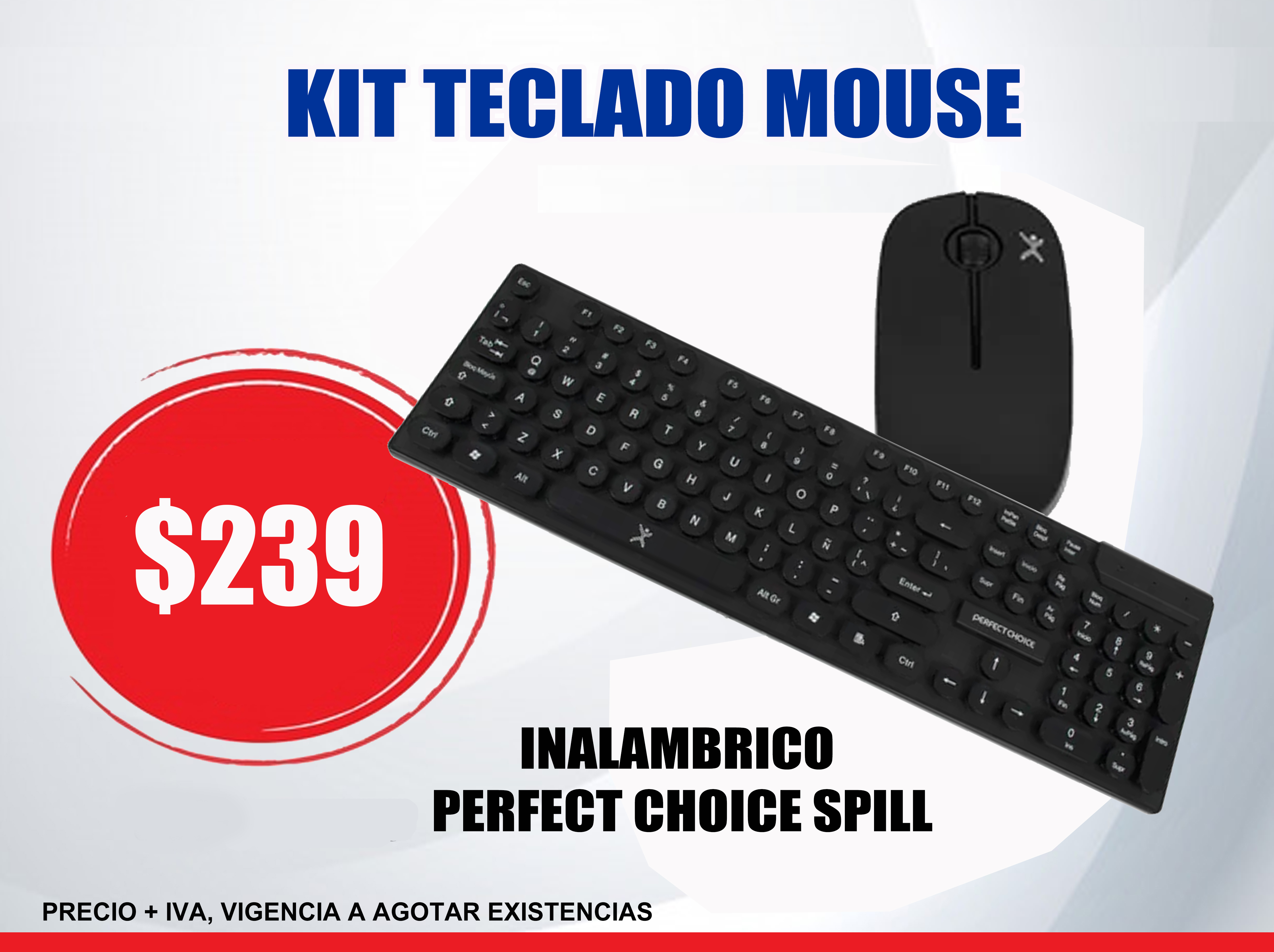 INALAMBRICO  PERFECT CHOICE SPILL