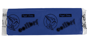 PAPEL CHINA 50X75 AZUL FTE. 100H COLIBRI