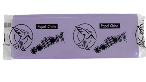 PAPEL CHINA 50X75 LILA HELI.100H COLIBRI