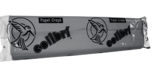PAPEL CREPE GRIS            C/10 COLIBRI