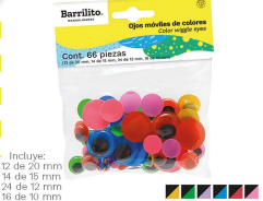 OJITOS SURT.C/66 P/MANUAL.E004.BARRILITO 962199 MOVIBLES COLO