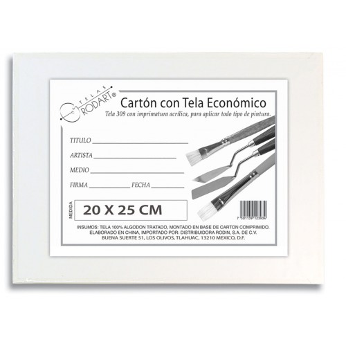 LIENZO P/PINTOR   ESCOLAR   20X25  RODIN