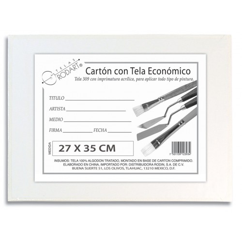 LIENZO P/PINTOR   ESCOLAR   27X35  RODIN