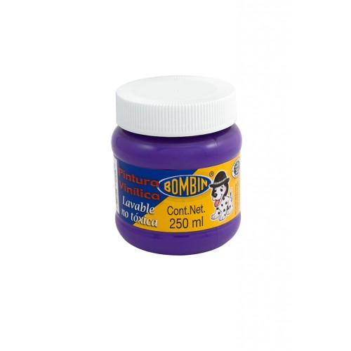 PINTURA VINILICA 250ML MORADO     BONBIN
