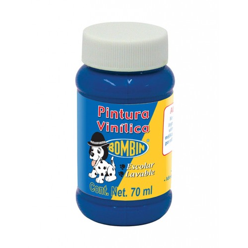 PINTURA VINILICA  70ML AZUL       BONBIN
