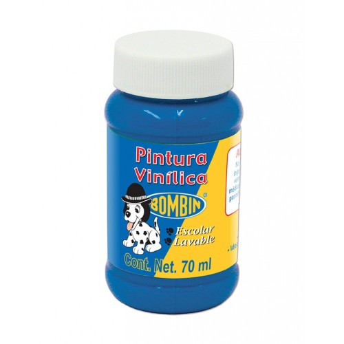 PINTURA VINILICA  70ML AZUL CLARO BONBIN
