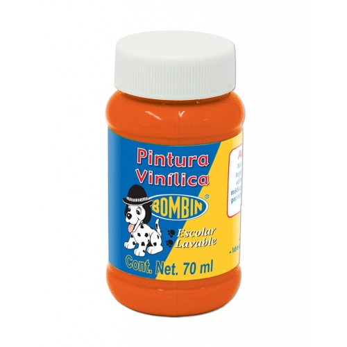 PINTURA VINILICA  70ML NARANJA    BONBIN