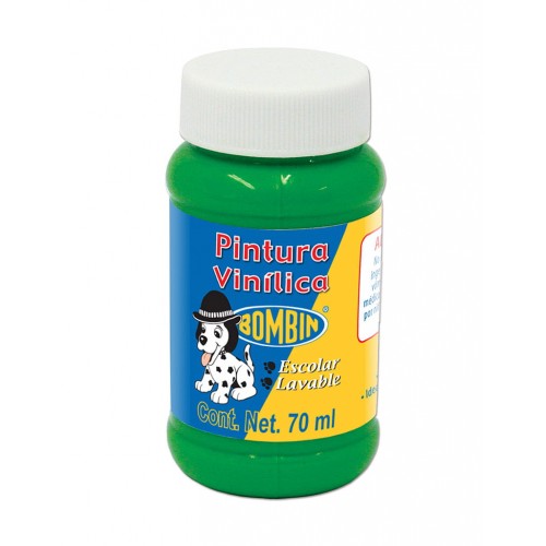 PINTURA VINILICA  70ML VERDE      BONBIN
