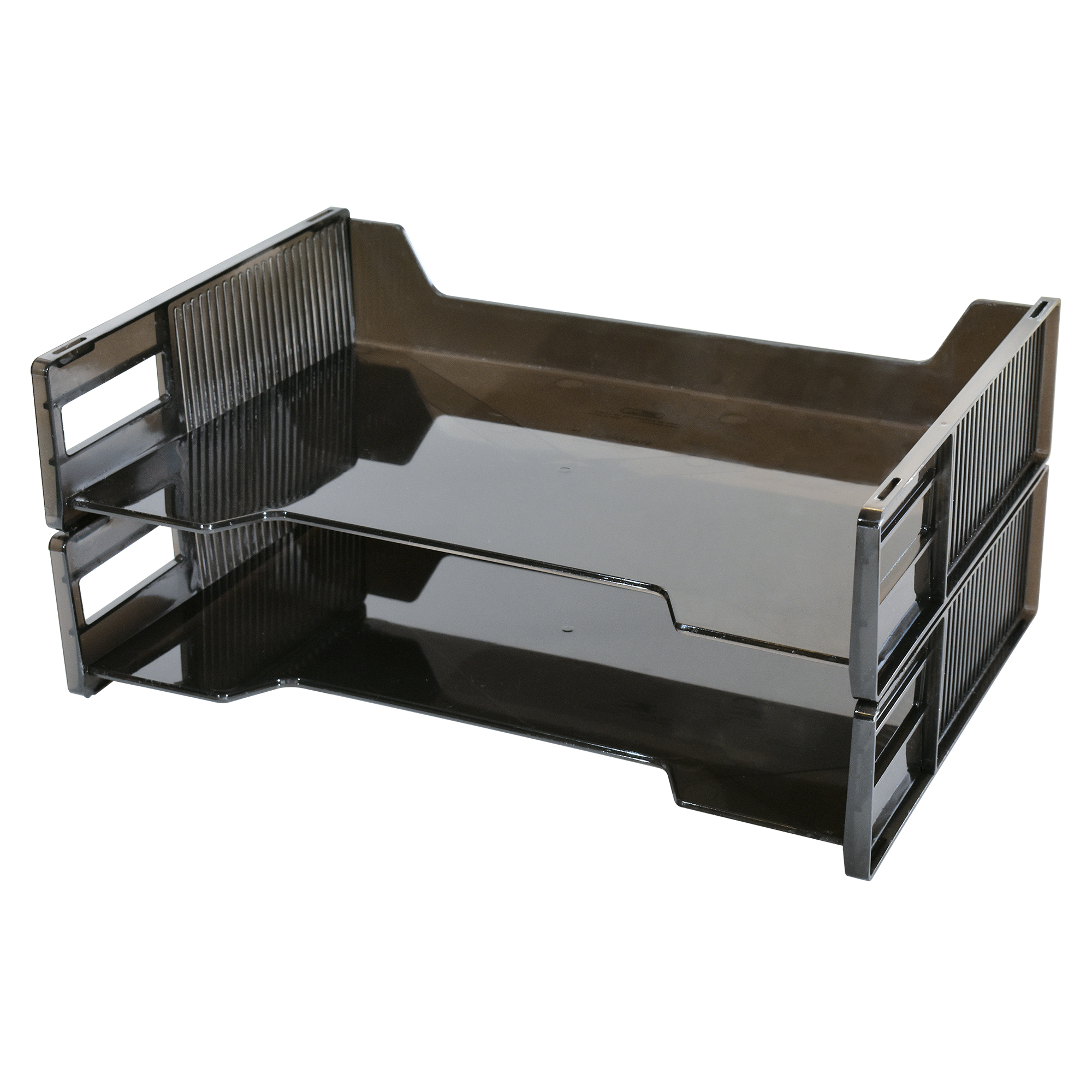 PAPELERA PLAST. T/C DOBLE  HUMO  PRINTAF 116026 0103