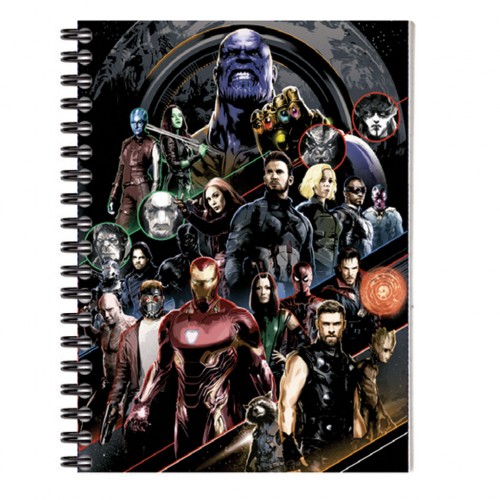 CUADERNO MINI RAYA  50H AVENGERS   U-PAK 875919 8156021004