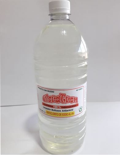 CLORO BLANQUEADOR      1LT     CLORATRON 600125 (PREPARADO)HI