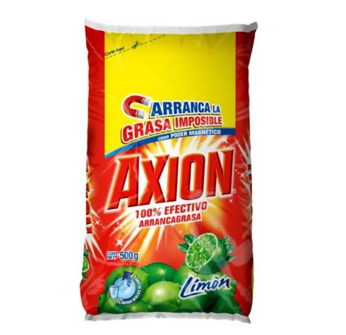 JABON EN POLVO 500 GRS      018928 AXION LIMON