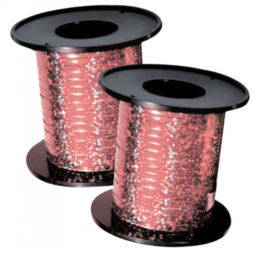 CINTA P/MOÑO CURLING HOLOGRAF.SALMON