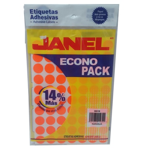 ETIQUETA ADHES. 00X19 NRJA.ECONO P.JANEL