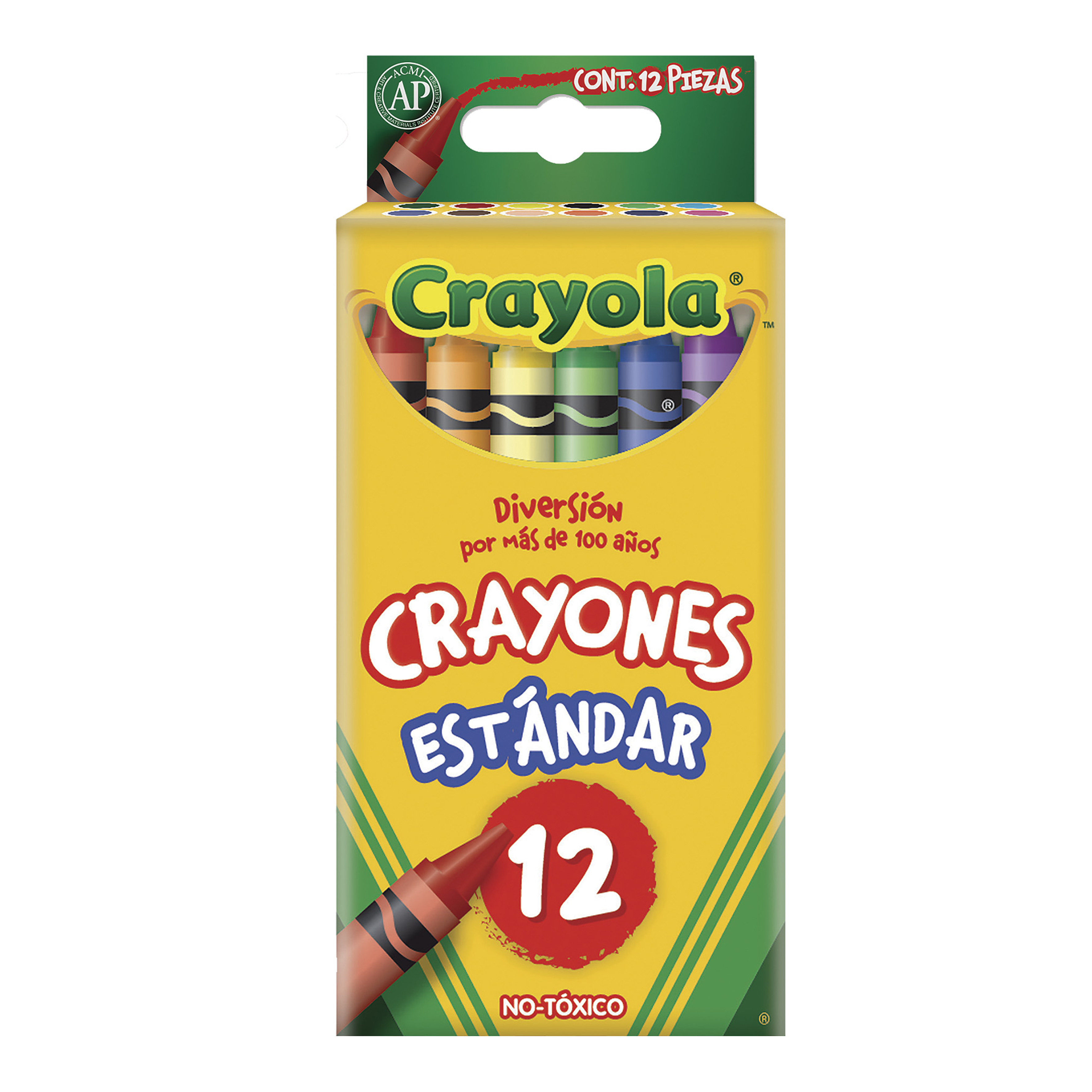 CRAYON STD C/12 COLORES          CRAYOLA