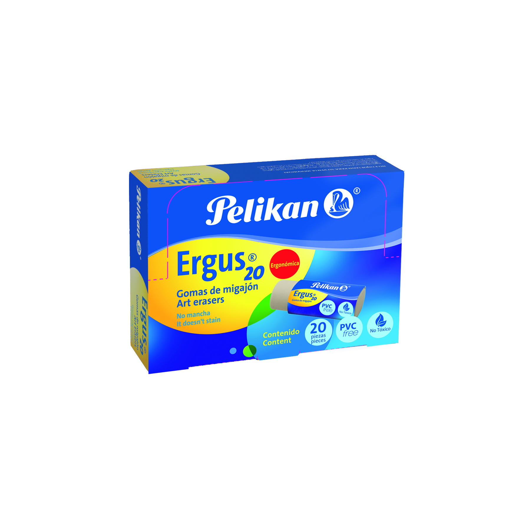 GOMA MIGAJON ERGUS20 BEIG.C/20   PELIKAN