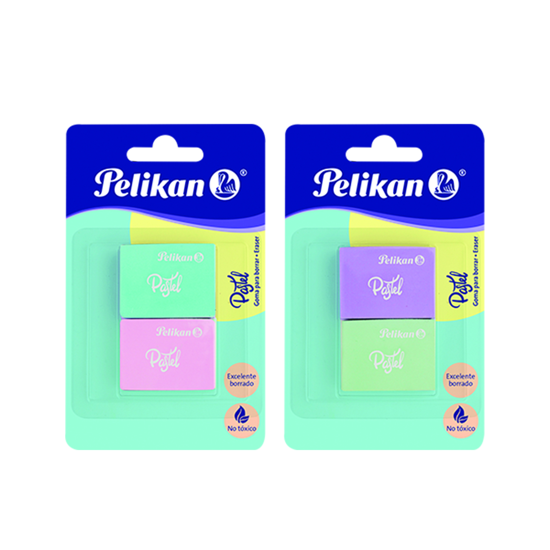 GOMA COLORES PASTEL         C/02 PELIKAN 205891