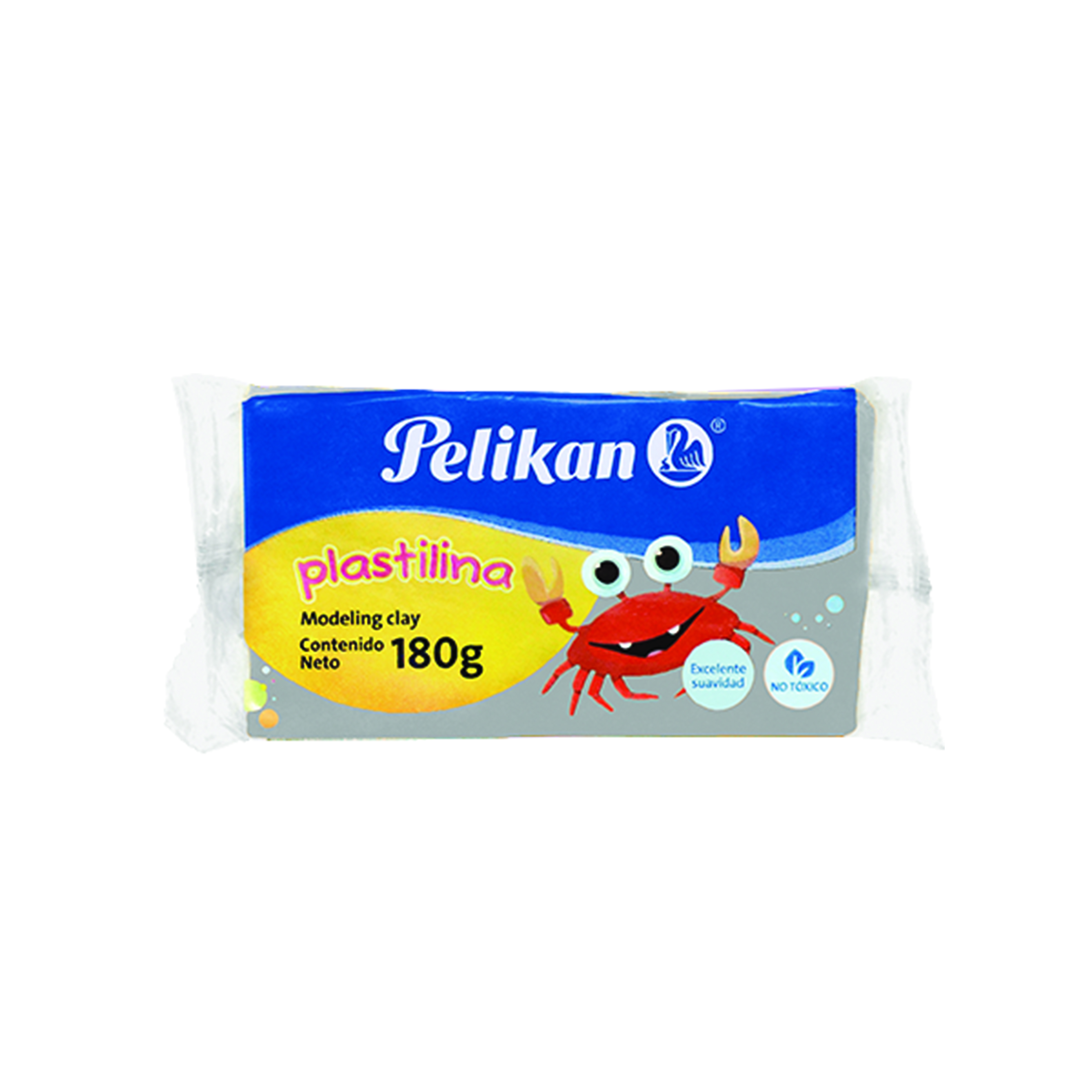 PLASTILINA MARQUETA GRIS         PELIKAN