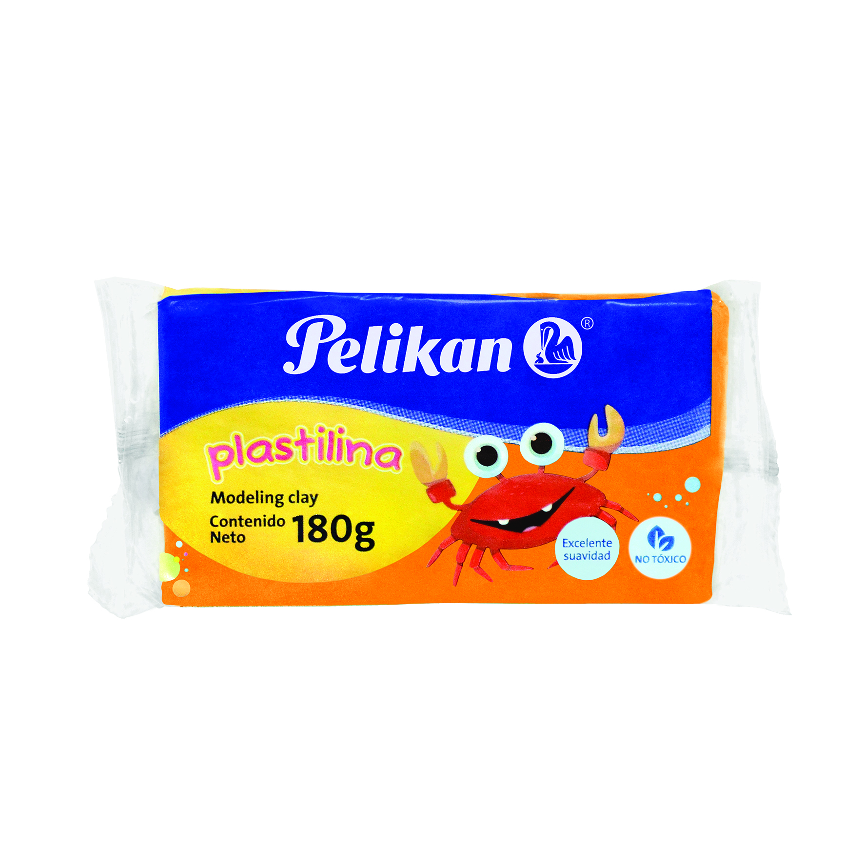 PLASTILINA MARQUETA NARANJA      PELIKAN