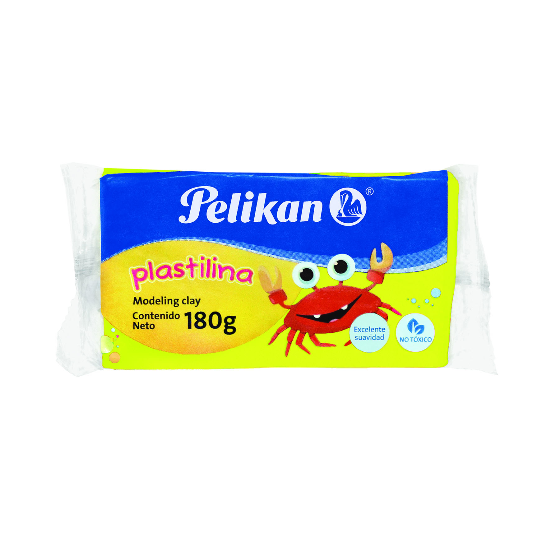 PLASTILINA MARQUETA AMARILL.NEON PELIKAN