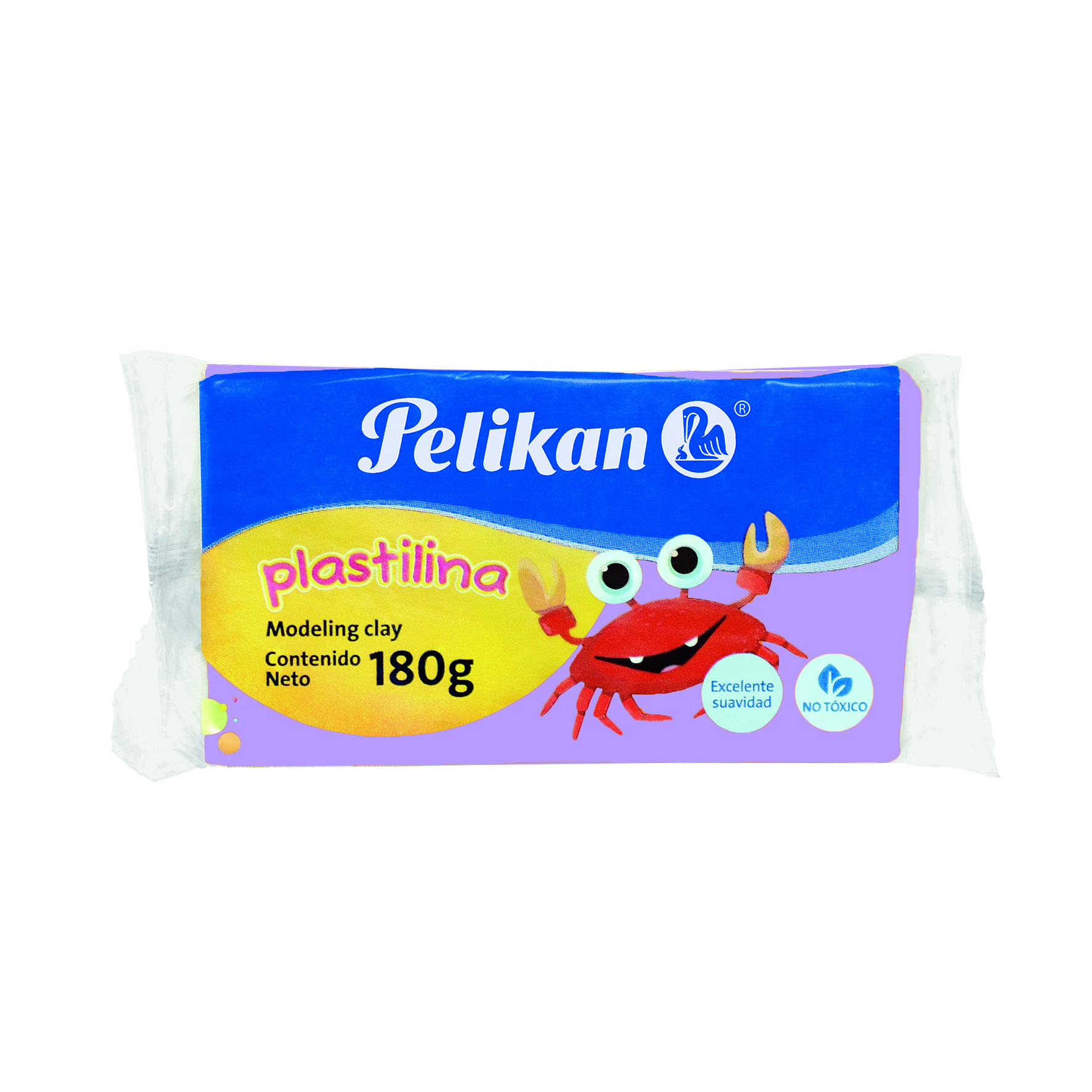 PLASTILINA MARQUETA LAVANDA      PELIKAN