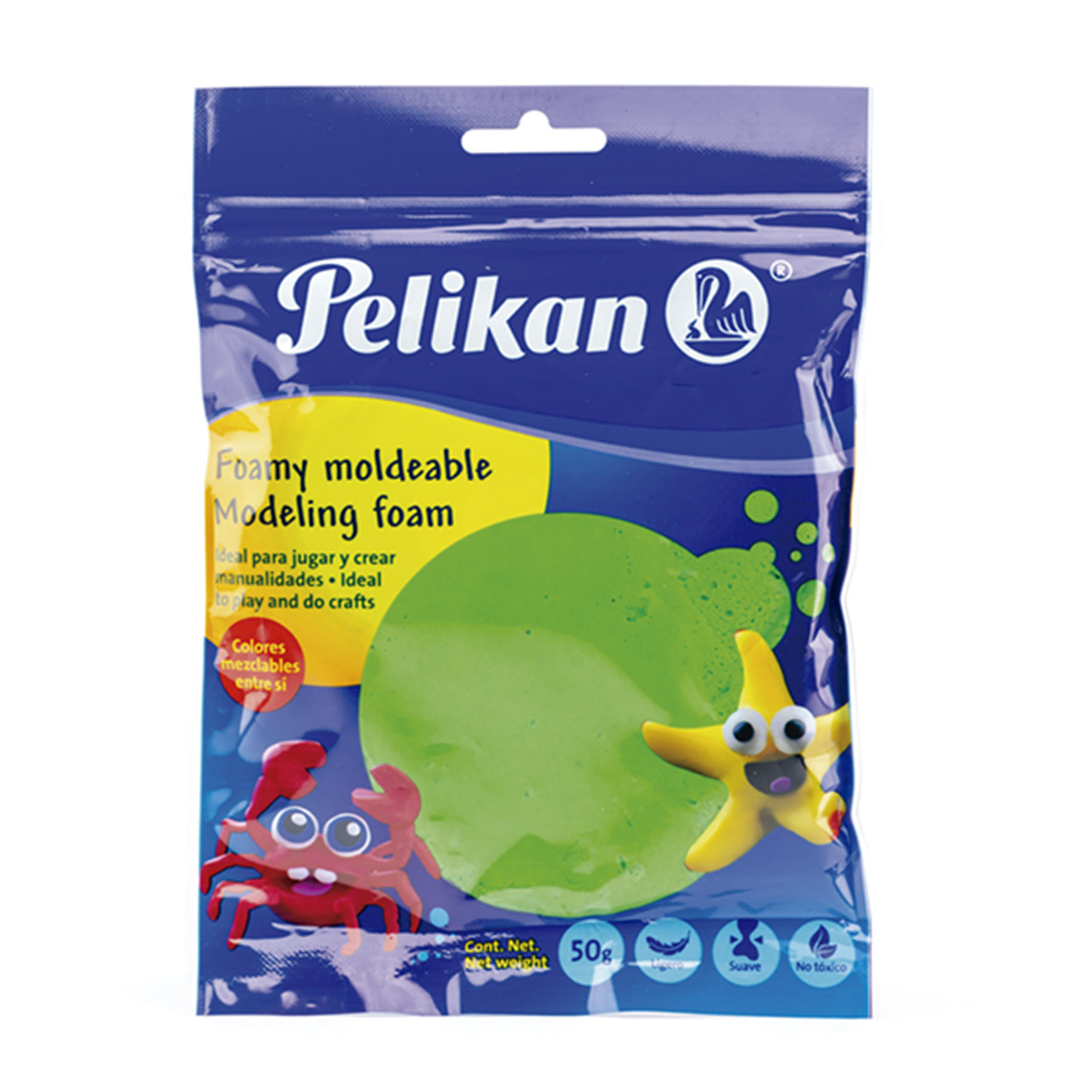 MASA FOMI MOLDEAB.50GR VDE.CLA.  PELIKAN