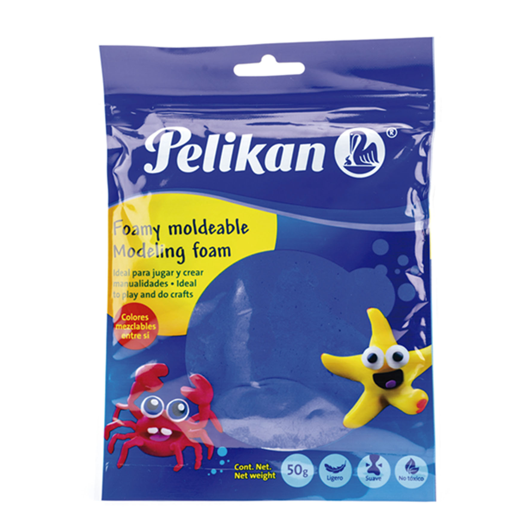 MASA FOMI MOLDEAB.50GR AZUL      PELIKAN