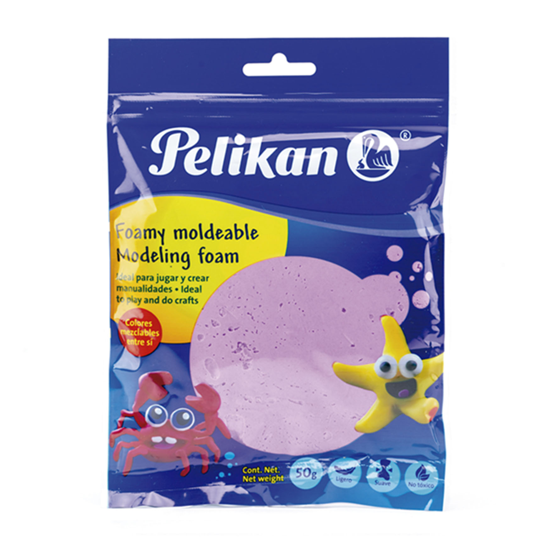 MASA FOMI MOLDEAB.50GR VIOLETA   PELIKAN