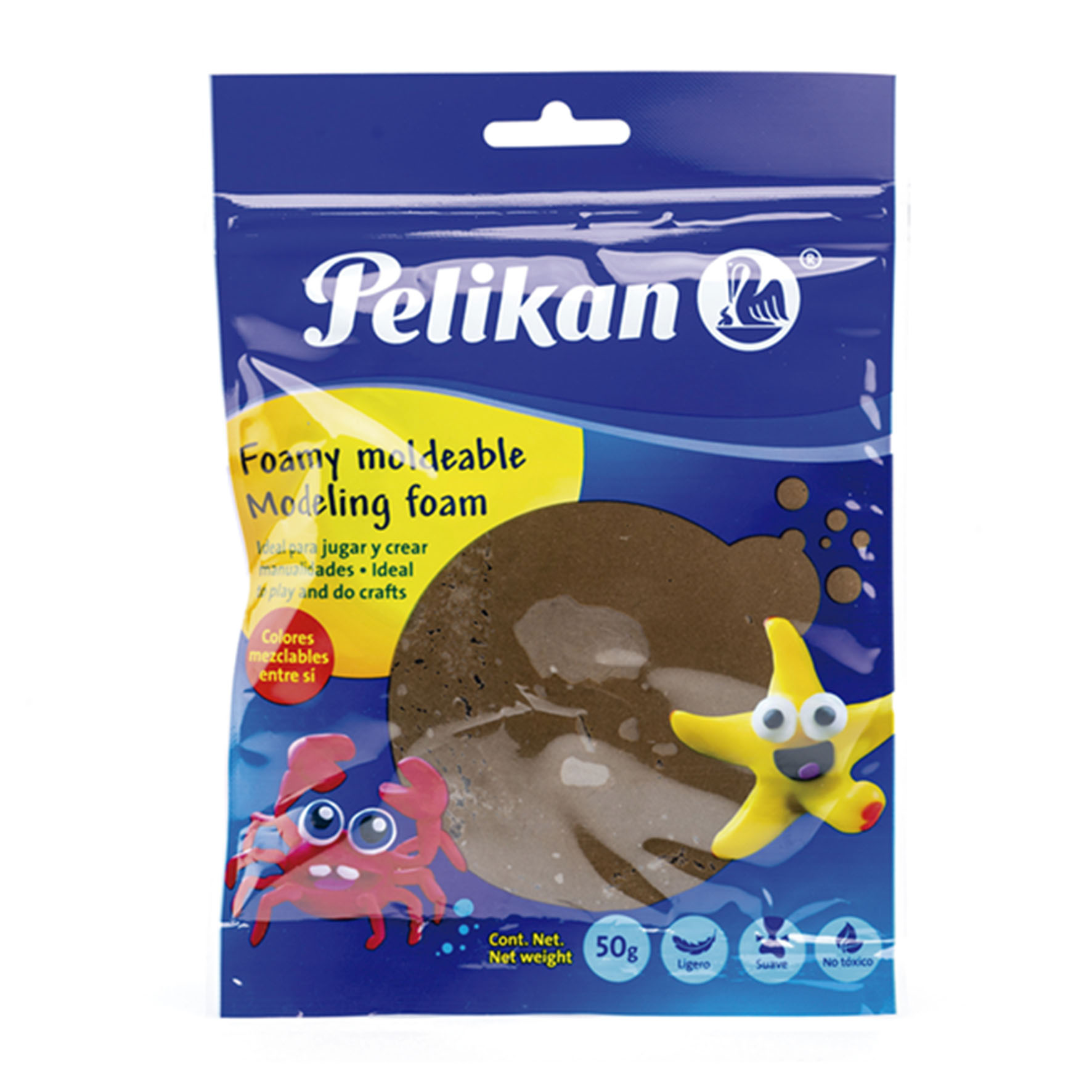 MASA FOMI MOLDEAB.50GR CAFE      PELIKAN