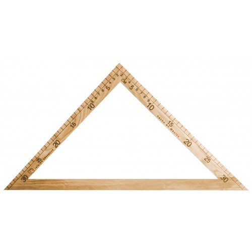ESCUADRA D MADERA 45 GRADOS P/PIZARRON   10245