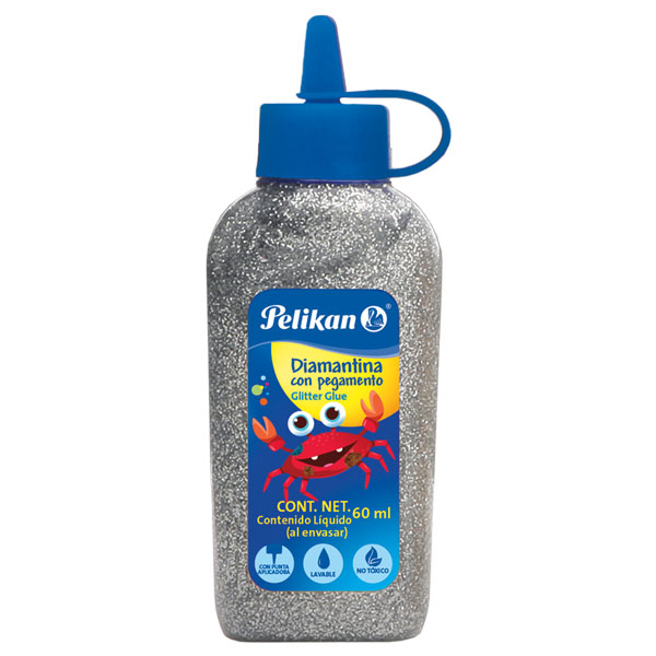 PEGAMENTO C/DIAMANT.PLATA   60ML PELIKAN