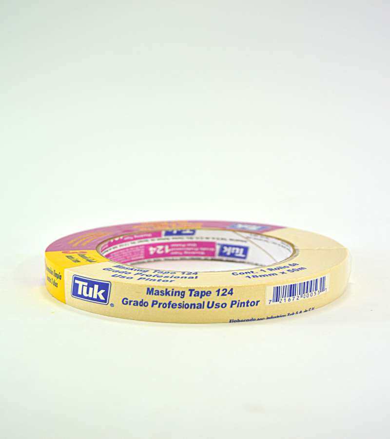 CINTA MASKING TAPE 18X50       124  TUCK 000531 102409 (GRADO