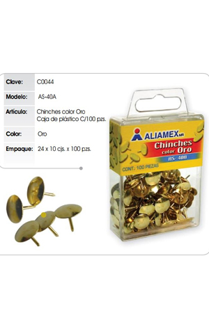 CHINCHETA ORO           C/100    ALIAMEX