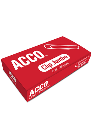 CLIP JUMBO  INOXIDABLE       C/100  ACCO P1700