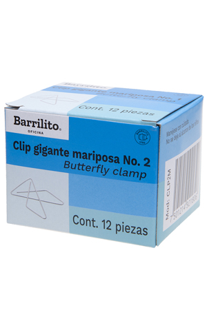 CLIP MARIPOSA/GIGANTE     #2 C/050  BARR