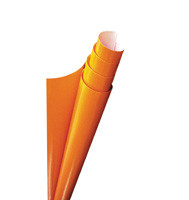 PAPEL LUSTRE 50X70 NARANJA    C/25