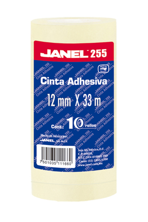 CINTA TRANSPARENTE 12X33 TORRE 255 JANEL