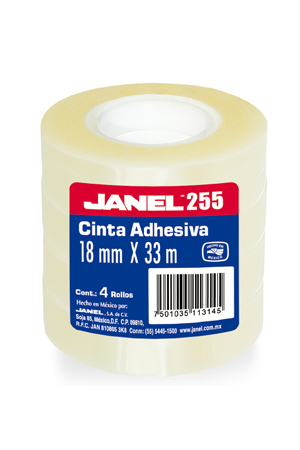 CINTA TRANSPARENTE 18X33 TORRE 255 JANEL