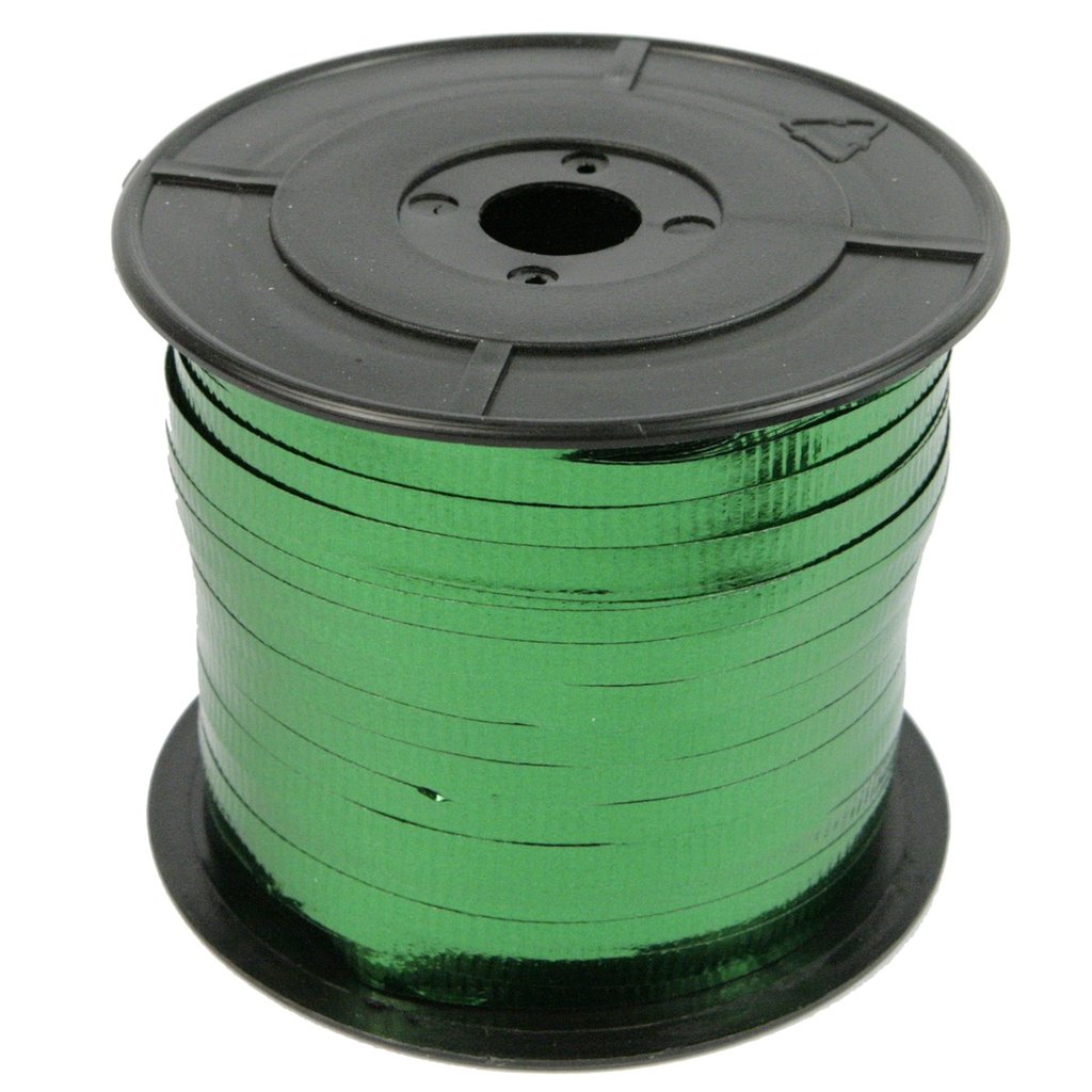 CINTA P/MOÑO CURLING METAL.VERDE B.JANEL