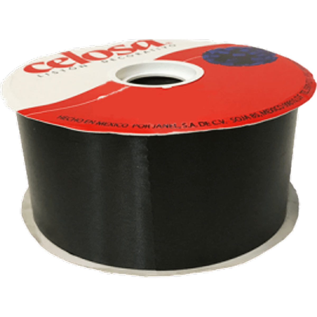 CINTA P/MOÑO #22 LISO 91.4M NEGRO CELOMA