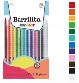 LAPIZ DE COLOR C/12 GIRABLE 12CTW BARRIL