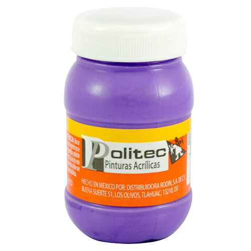 PINTURA ACRILICA 100ML MORADO C/06 POLIT