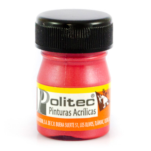 PINTURA ACRILICA  20ML RJO.FL.C/12 POLIT
