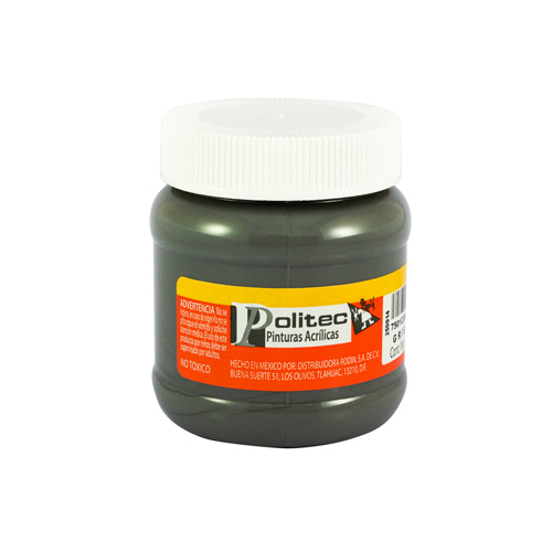 PINTURA ACRILICA 250ML GRIS      POLITEC