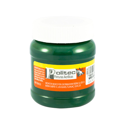 PINTURA ACRILICA 250ML VERDE OLI.POLITEC