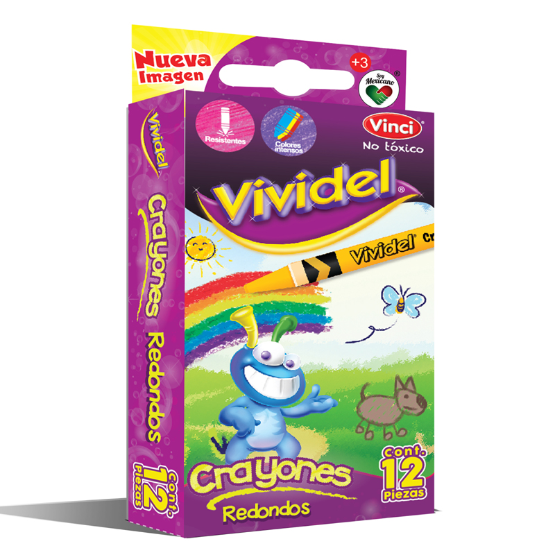 CRAYON STD C/12 VIVIDEL            DIXON