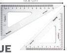 JUEGO ESCUADRAS 4106JE 13CMS   BARRILIT0 968689 (TRANSPARENTE