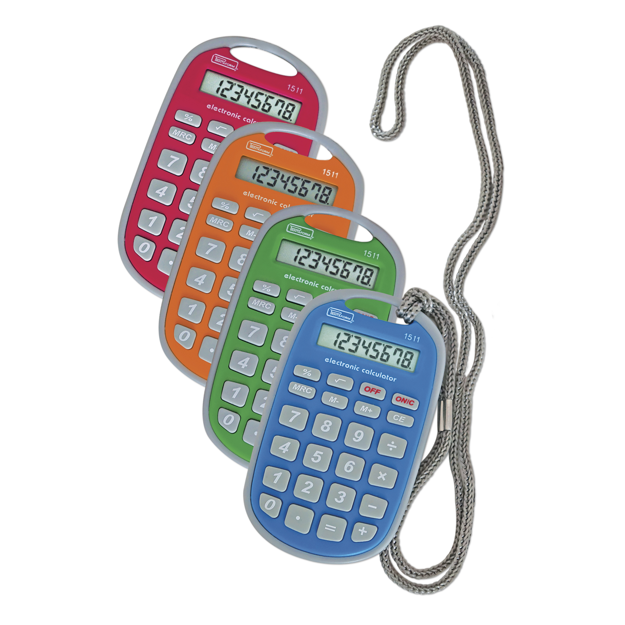 CALCULADORA BOLSILLO 8 DIG.P-1511 PRINTA 150259 (C/CORDON AZU