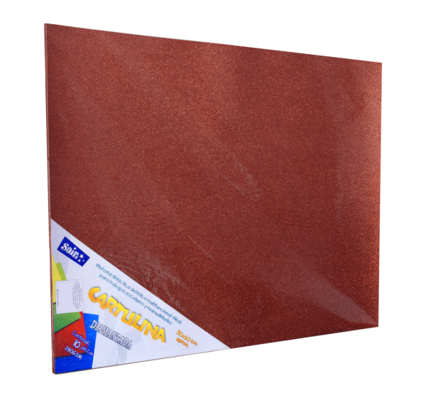 CARTULINA C/DIAMAN.50X60 C/10 RJO  SAIRA 060024 280GR ROJO